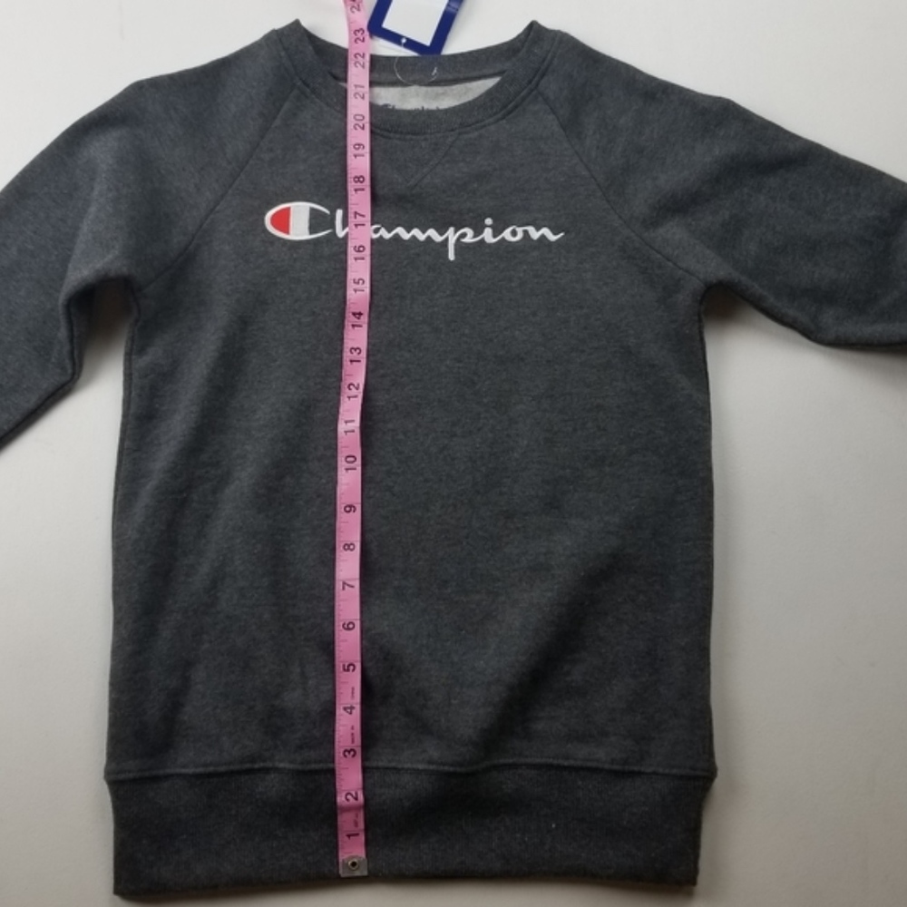 NWT Girls Gray Champion Sweatshirt - Picture 6 of 7